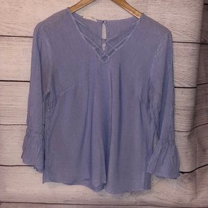 Women’s Maurice’s Pinstripe Top - Size Large. So cute!